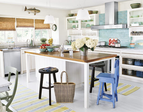 30 Cool Beach Style Kitchen Designs Nice Beach Cottage Kitchen Design