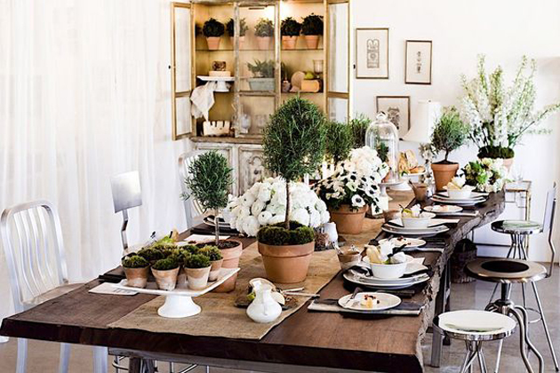 14 Table Top And Tapiaries Decor Ideas Decorating A Tabletop With Topiaries