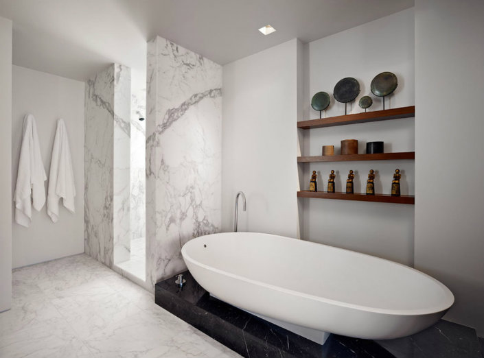 Modern Marble Bathroom