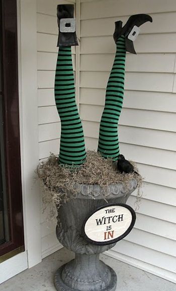 Witch's Legs Patio Decoration Ideas