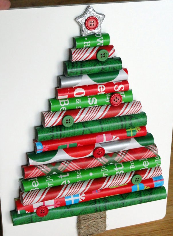 diy-wrapping-paper-christmas-tree
