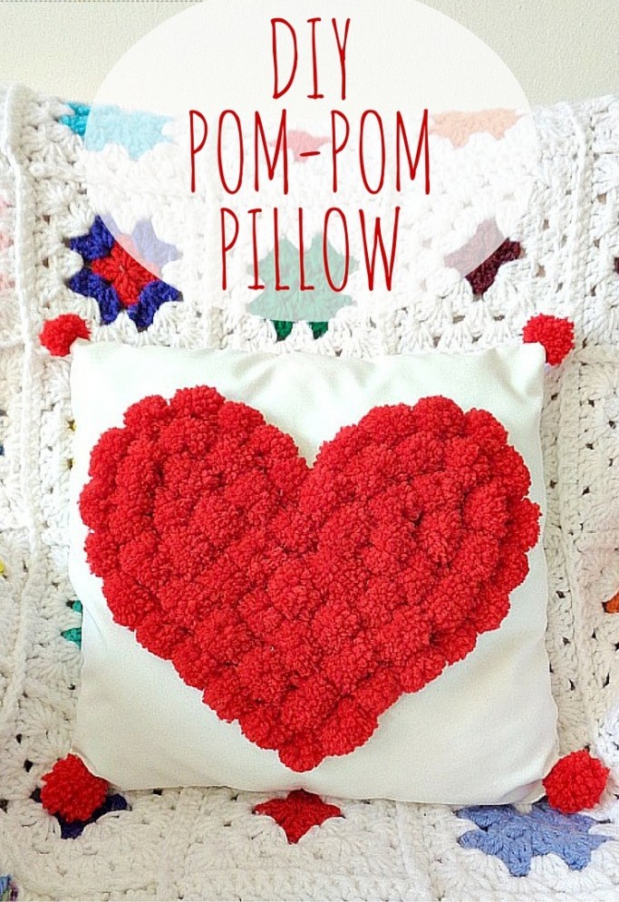 diy-pom-pom-heart-pillow