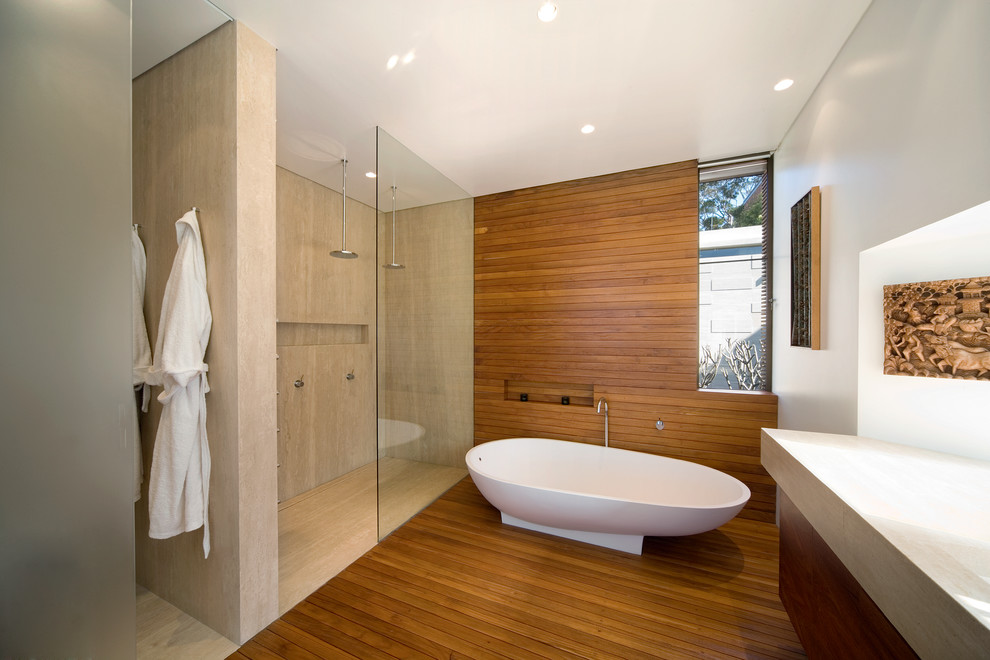 Minimalist Modern Master Bathroom Design