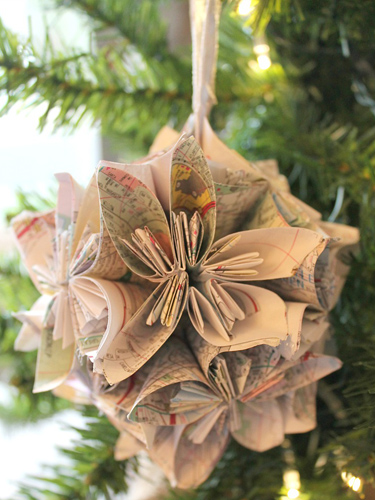 DIY Paper Craft Christmas Ornaments