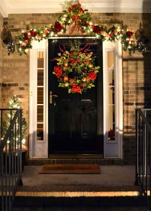 Front Door Christmas Deco Ideas