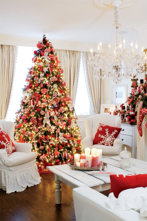 Christmas Living Room Decor Ideas (45)