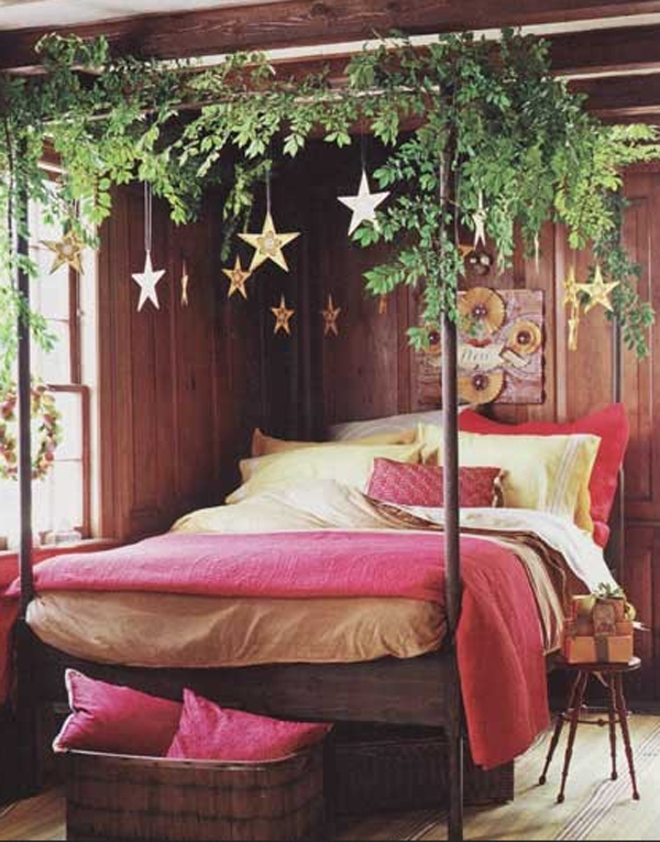 Christmas Bedroom Decorating Idea