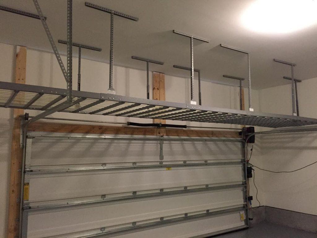 5 Reasons To Avoid Diy Overhead Garage, How To Build Suspended Garage Storage Shelves
